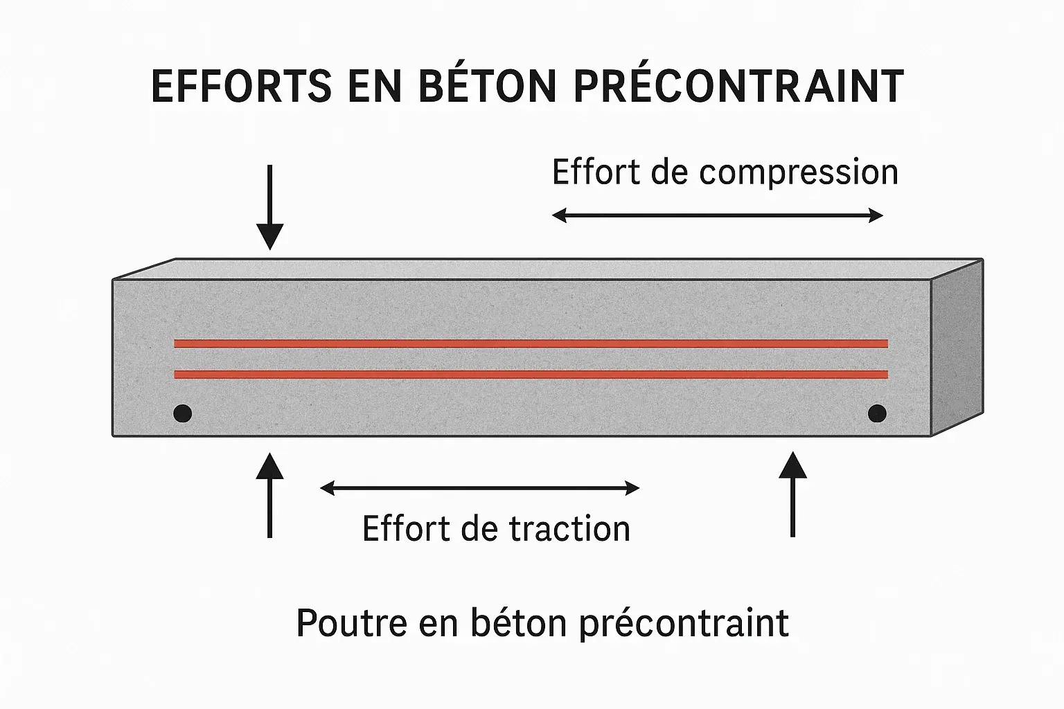 Calcul des Efforts en Béton Précontraint