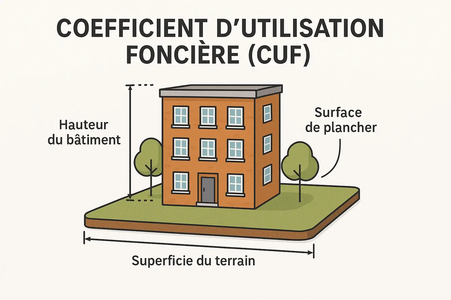 Calcul du Coefficient d'Utilisation Foncière