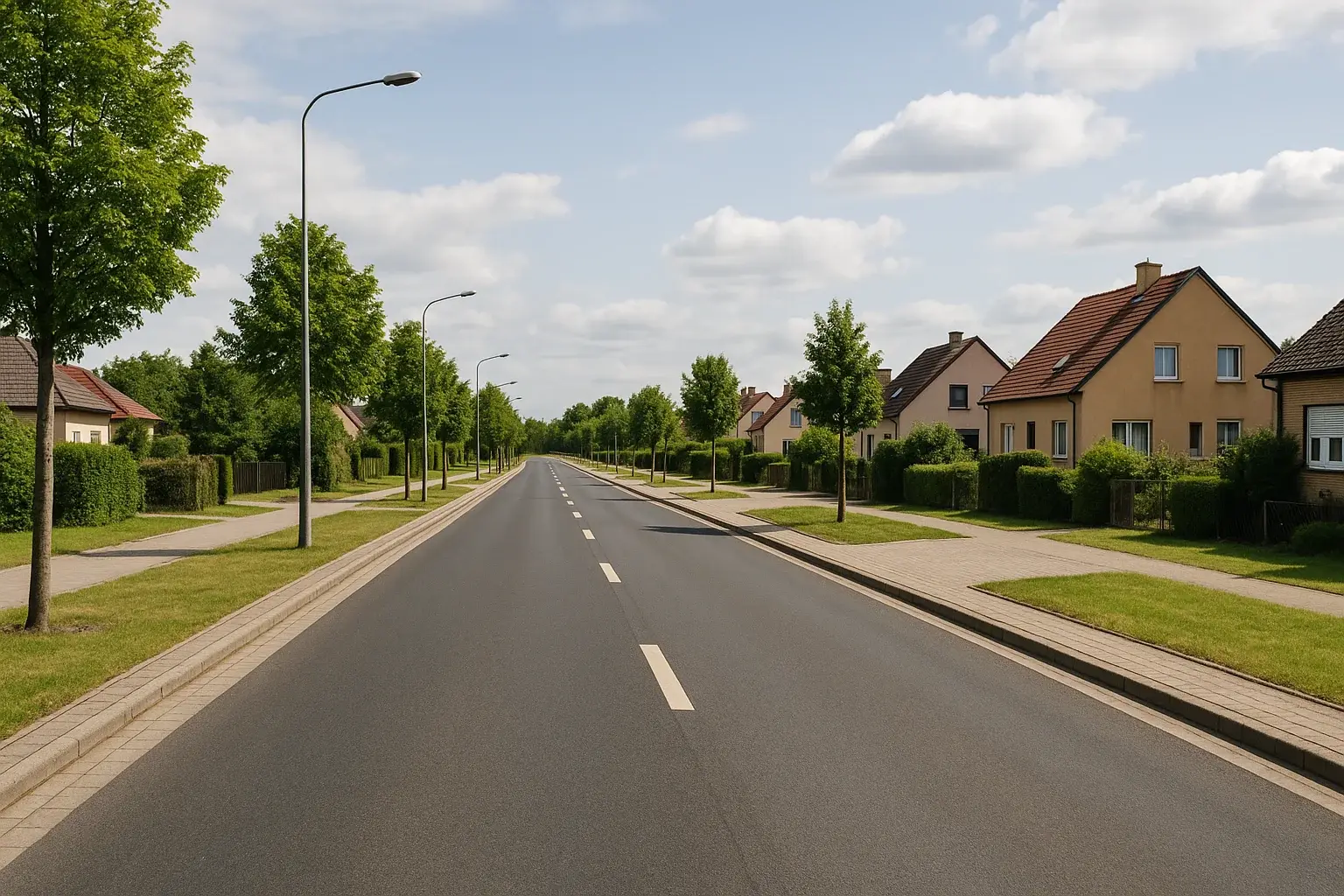 Calcul du nombre et de la largeur des routes