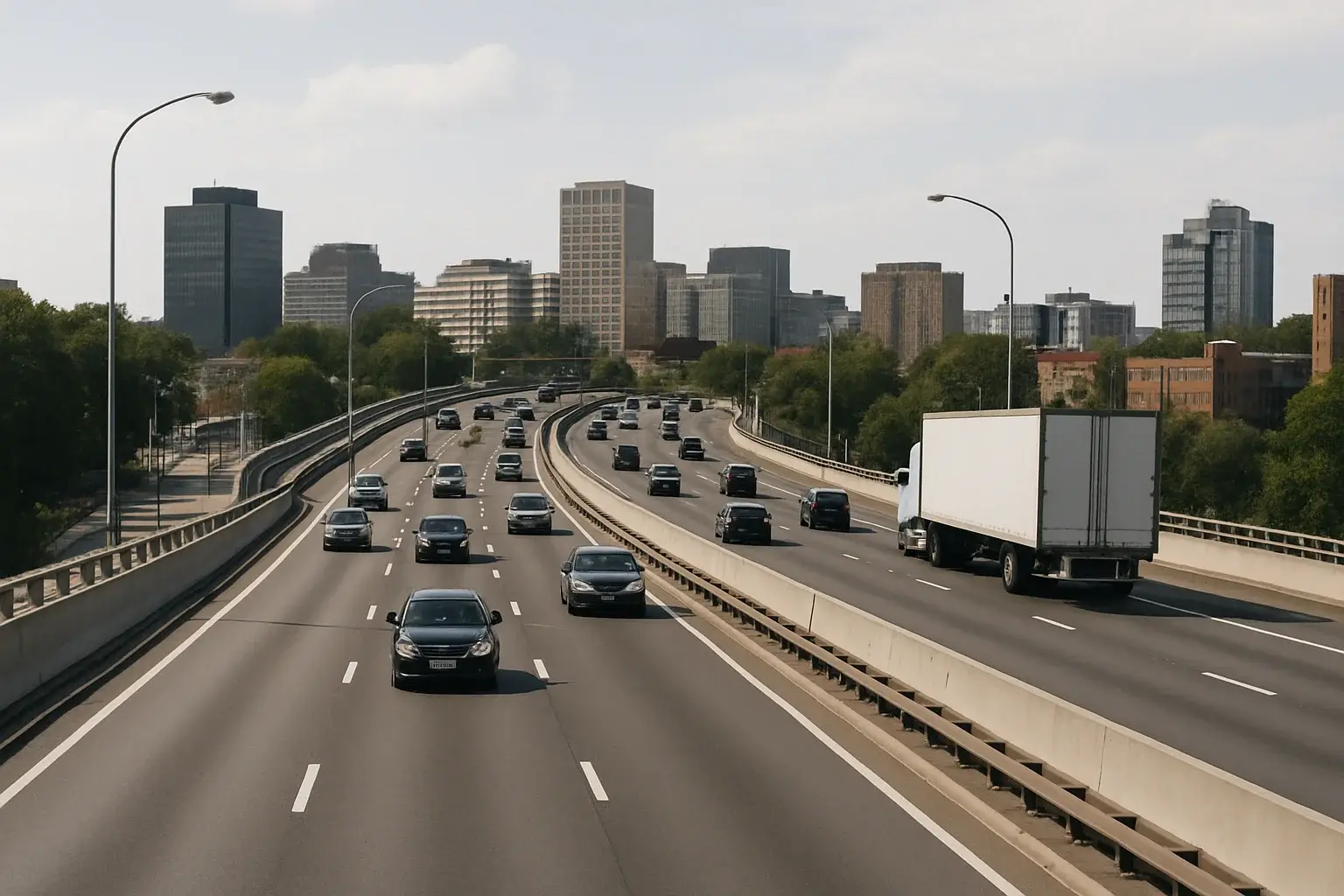 Construction d'une Autoroute Urbaine