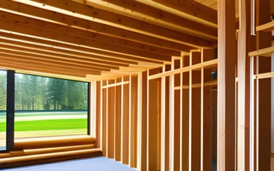 Section structure en bois