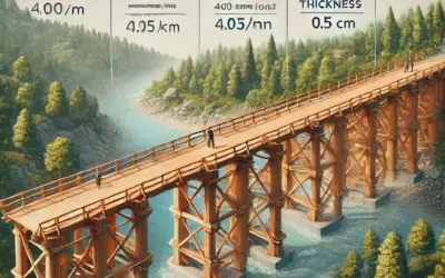 Calcul les charges d’une passerelle