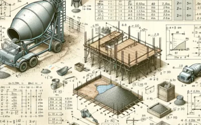 Calcul d’une bétonnière sur un chantier