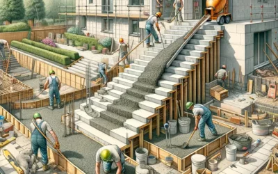 Coût de construction d’un escalier en béton