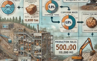 Calcul de la masse totale de minerai