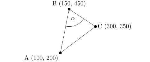 Calcul de l'Angle au Sommet