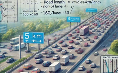 Calcul de la densité de trafic sur une route