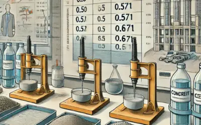 Influence du dosage de l’eau sur le béton