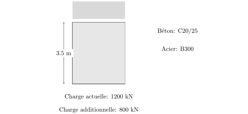 Analyse de la capacité portante d'un pilier